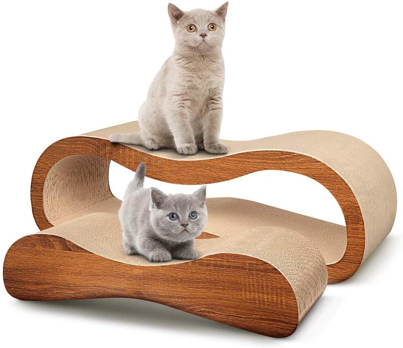FluffyDream 3 in 1 Cat Scratcher Cardboard Lounge Bed