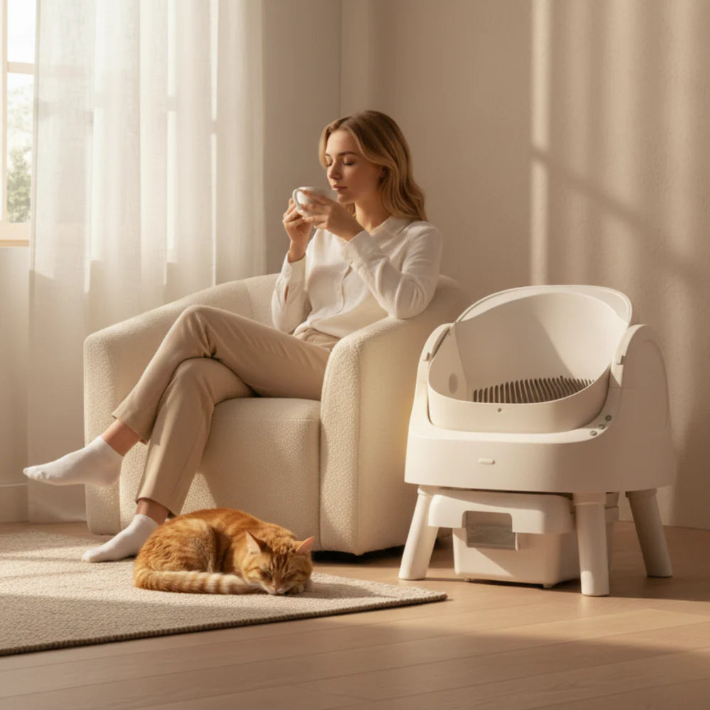 Cat using AutoScooper